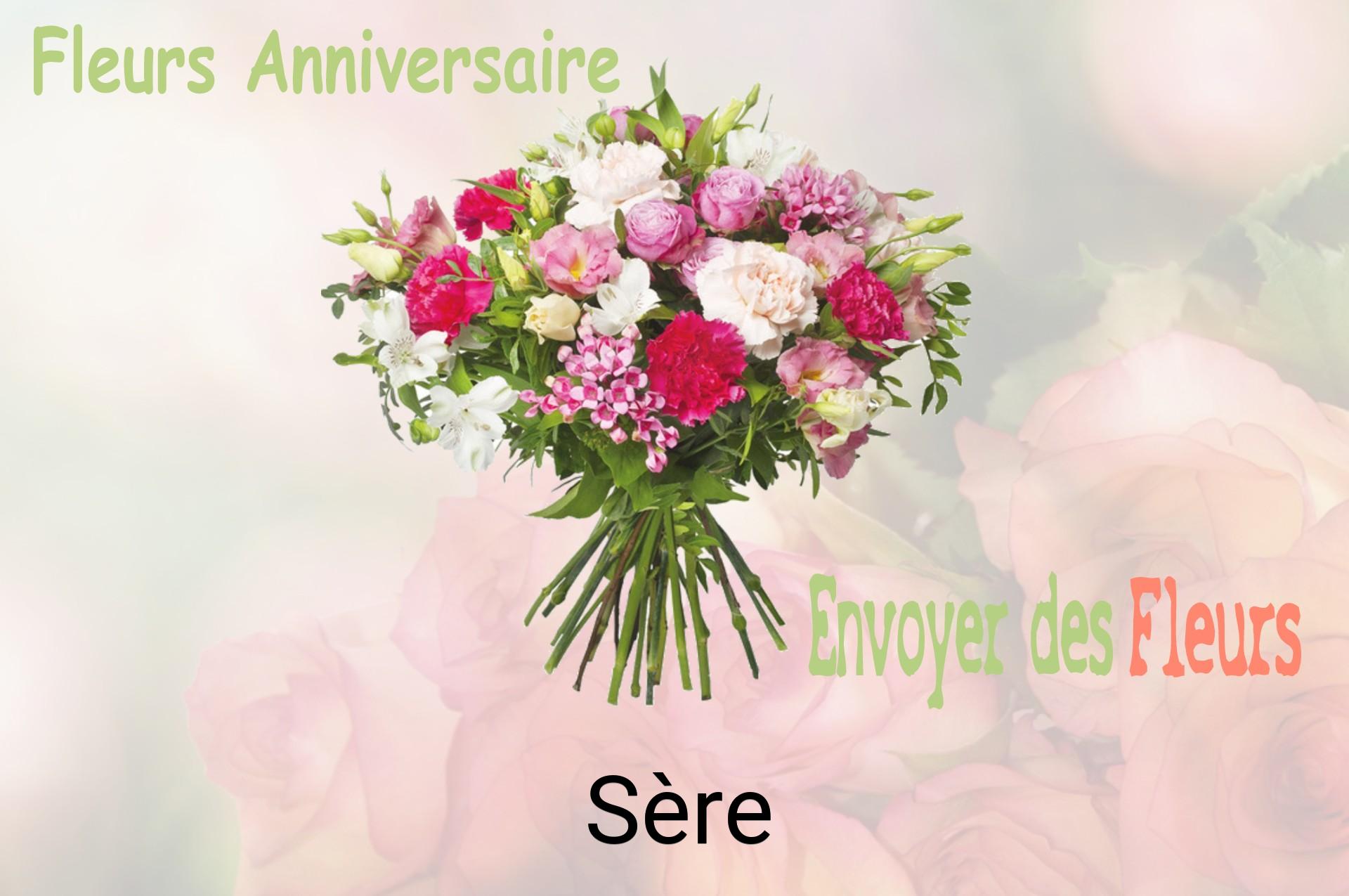 Bouquet de fleurs d’anniversaire livré à Sère